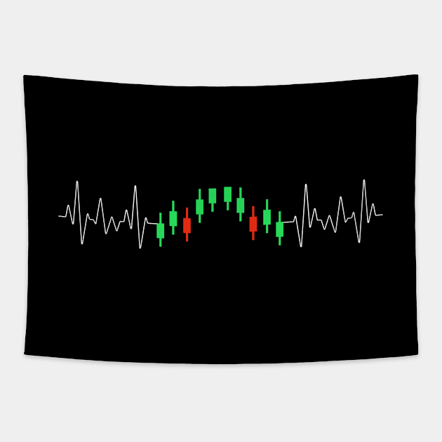 trading candles Tapestry by Leap Arts