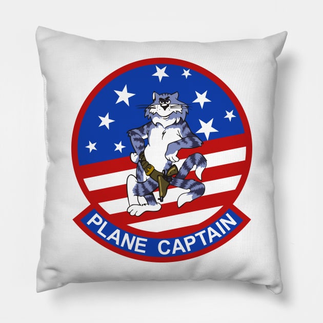 Tomcat Plane Captain Pillow by MBK