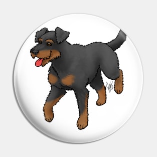 Dog - Jagdterrier - Rough Coat Pin