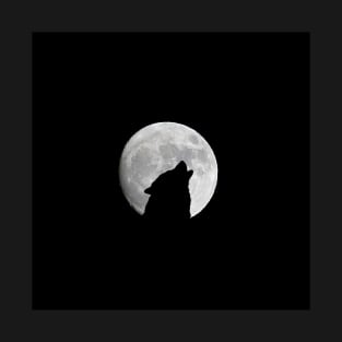 Lone Wolf Howl At Moon T-Shirt