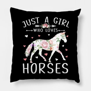 Horse Riding Lover Women Pillow