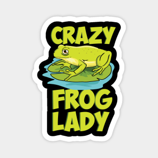 Crazy Frog Lady Magnet