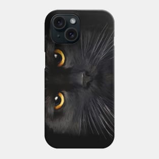 Black Kitty Phone Case