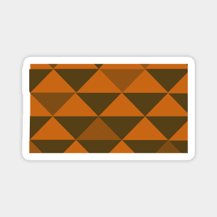 Geometric Triangle Pattern Magnet