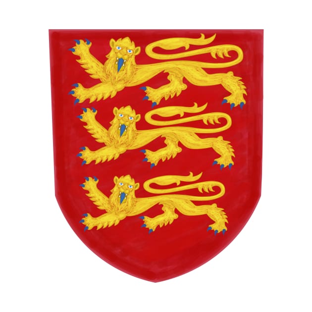 Royal Arms of England (Pre-Edward III) by Royal Tee Store