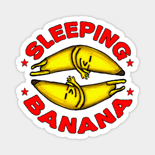 SLEEPING BANANA Magnet