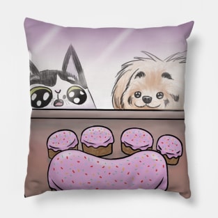 Sonny and Maya snacktime Pillow