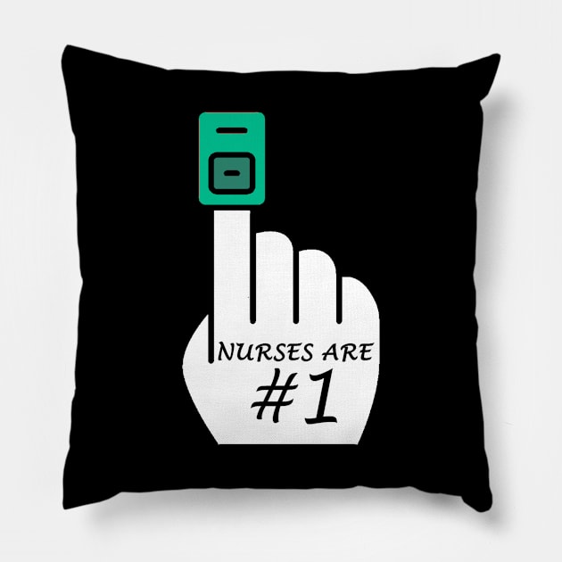 Pulse Oximeter - Essential Worker Nurse Pillow by TriHarder12