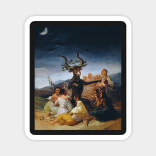 Witches Sabbath Remastered Oil Painting Magnet