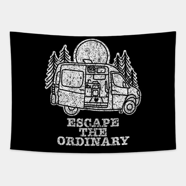 Escape the ordinary sprinter van conversion Tapestry by Tofuvanman