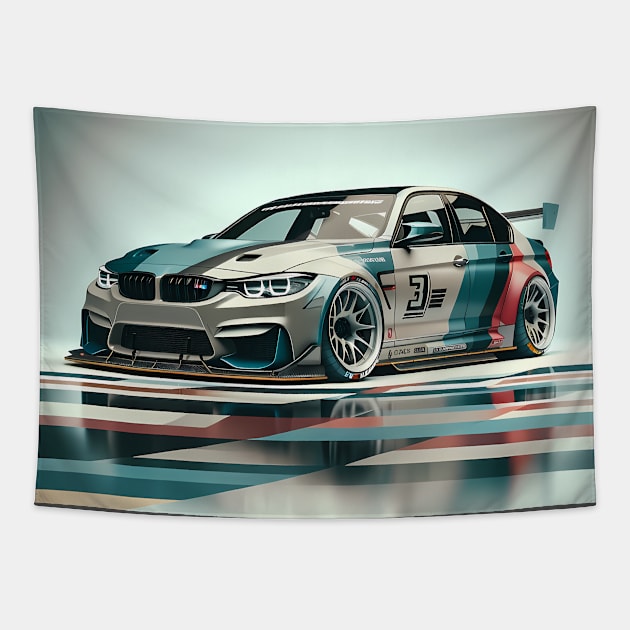 BMW M3 Tapestry by TaevasDesign