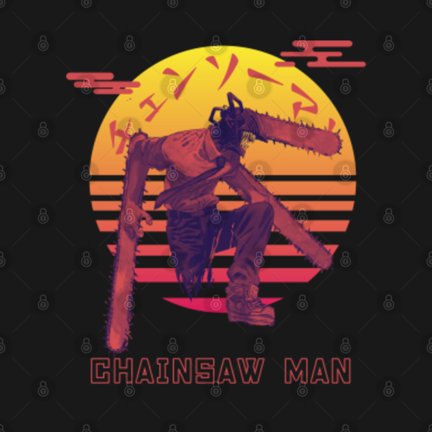 Chainsaw Sunset - Chainsaw - T-Shirt