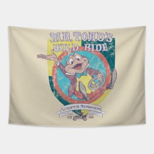 Mr. Toad's Wild Ride - 1955 Vintage Texture Tapestry