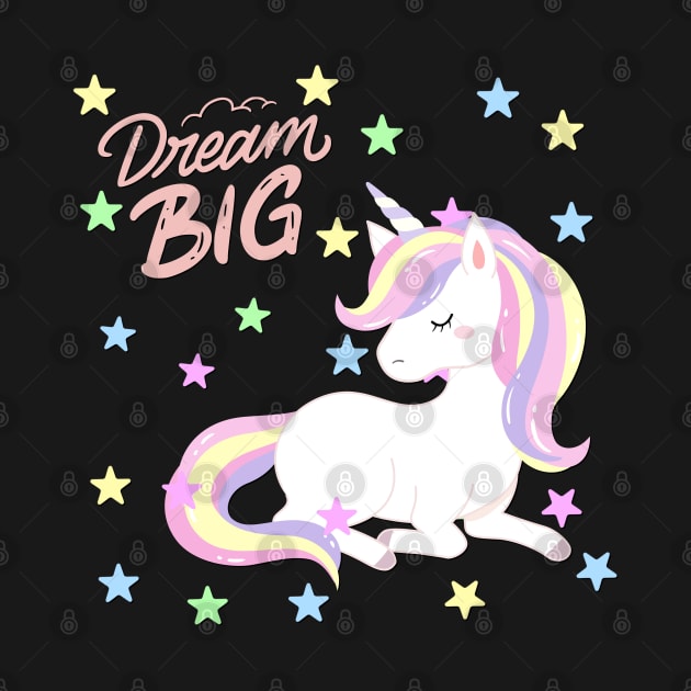 Unicorn Dream big Cute baby outfit great for kids toddlers baby shower by BoogieCreates