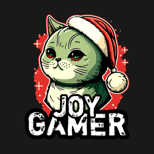Christmas Cat Gamer T-Shirt