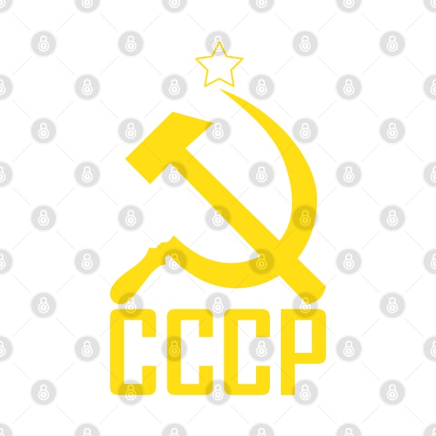 Yellow Star Hammer Sickle by duniakubaby