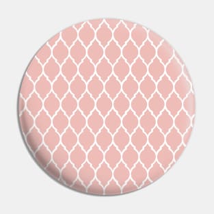 Pink Vintage Abstract Pattern Pin