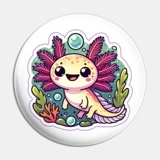 Cute Axolotl Pin