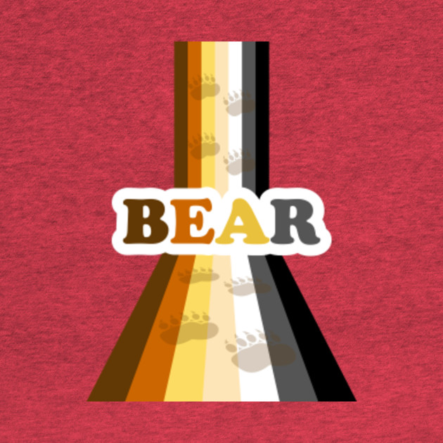 Discover Gay Bear Pride Flag Retro 70s Stripe For Bears - Gay Bear - T-Shirt