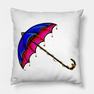 Blue & Pink Umbrella Pillow