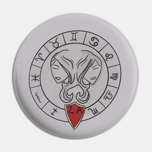 Zodiac Academy logo Pin