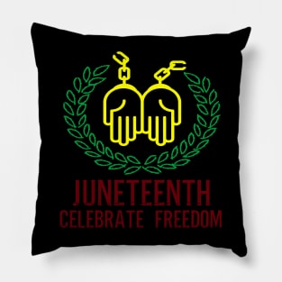 juneteenth celebrate freedom Pillow