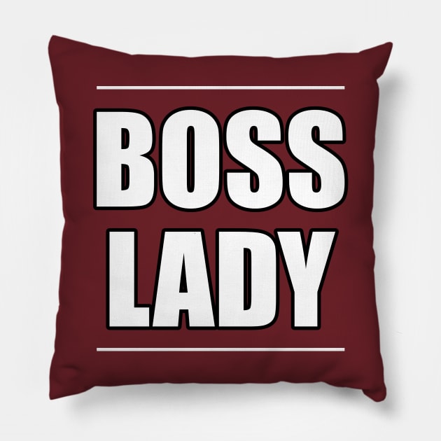 Boss Lady Pillow by codeWhisperer