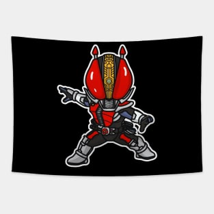 Kamen Rider Den-O (Sword Form) Chibi Style Kawaii Tapestry