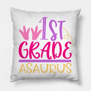 First Grade Asaurus Pillow