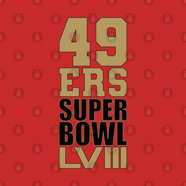 49ers Super Bowl LVIII by Nagorniak