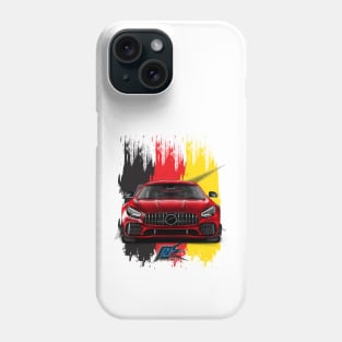 mercedes amg gt r red Phone Case