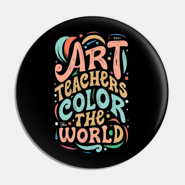 Art Teachers Retro Pin by Zachariya420