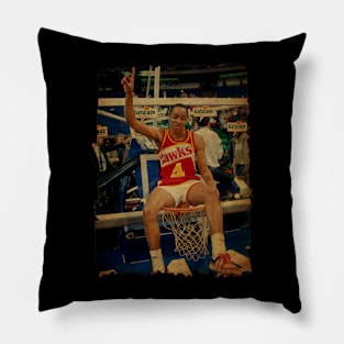 Spud Webb Vintage Pillow