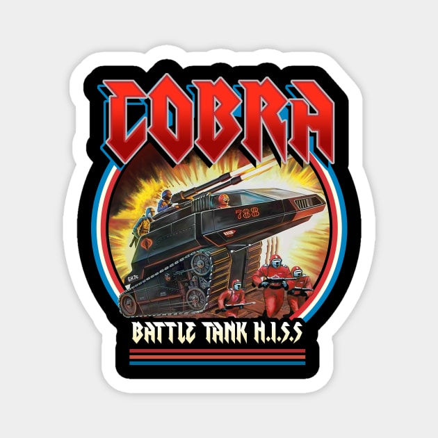 Cobra Battle Tank Magnet by Trazzo
