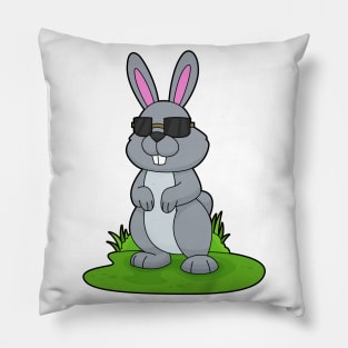 Rabbit Sunglasses Pillow