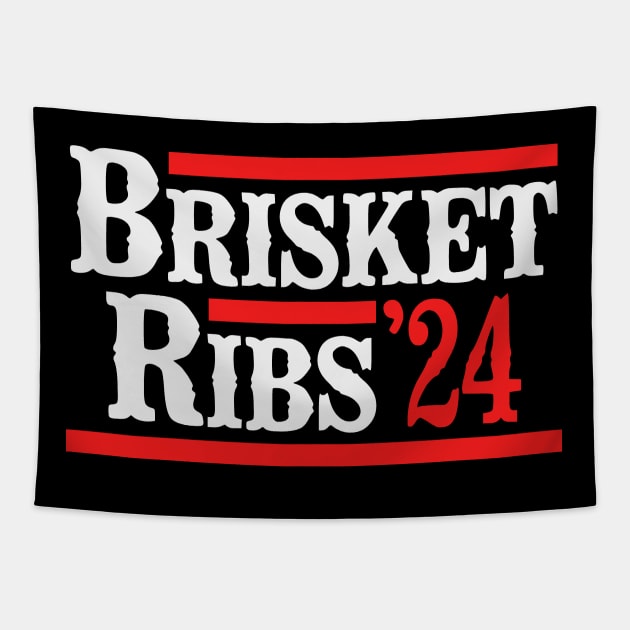 Brisket Ribs 2024 Tapestry by Etopix