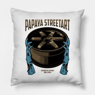 TE37 (TOURING EVOLUTION 37) - PAPAYA STREETART Pillow