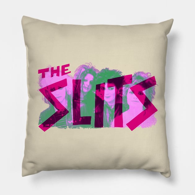 The Slits Pillow by HAPPY TRIP PRESS