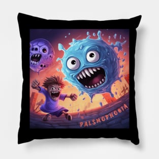 Palsmophobia balls Pillow