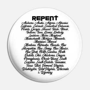 Repent America! Pin