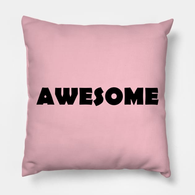 Awesome Pillow by NordicBadger