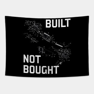 Built Not Bought - AR15 Builder, Gun Enthusiast, Gunsmith Tapestry