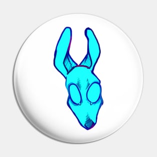 RUN RABBIT (BLUE) Pin