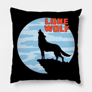 Lone wolf Pillow