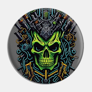 Cyborg Heads S02 D08 Pin