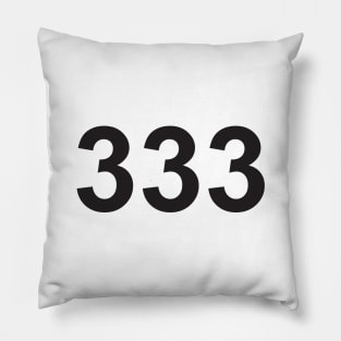 Angel number 333 Pillow