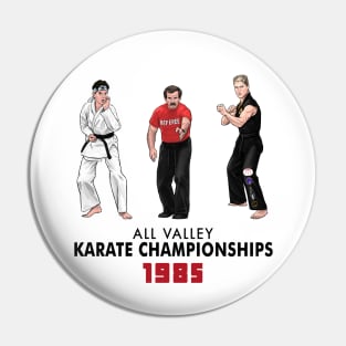 All Valley Karate Championships 1985 Pin