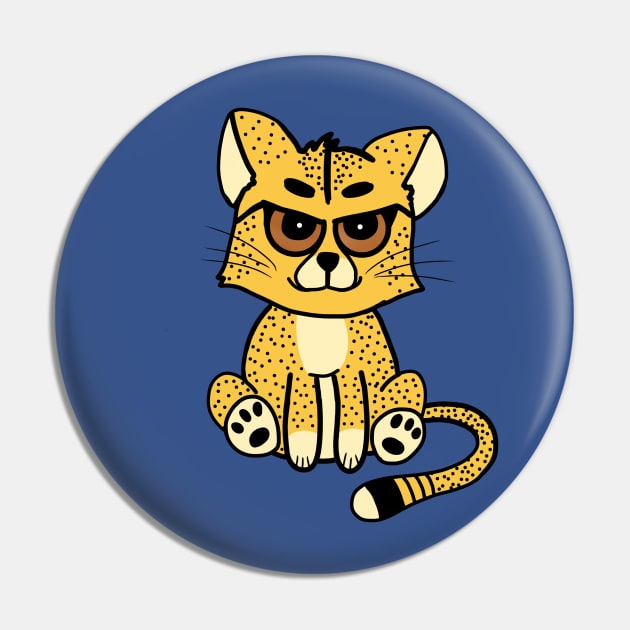 Determined Cheetah (Large Print) Pin by Aeriskate