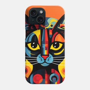 Cubism Cat Phone Case