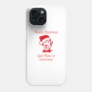 Thanks For Coming red Print Christmas Phone Case